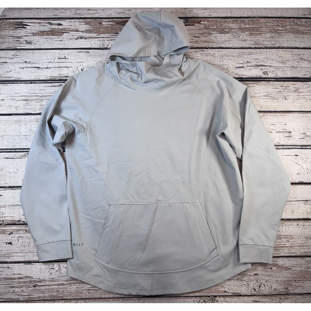 BYLT Basics Light Gray Pullover Hoodie